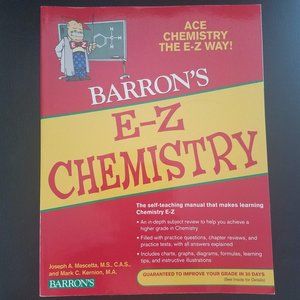 Barron's E-Z Chemistry by Joe Mascetta 5th Edition
